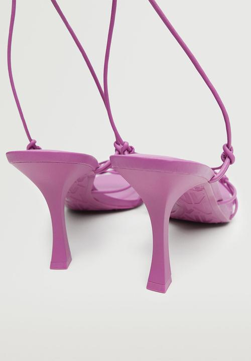 MANGO - Clara strappy heel - bright pink