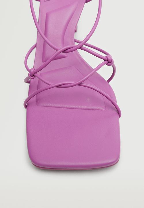 MANGO - Clara strappy heel - bright pink