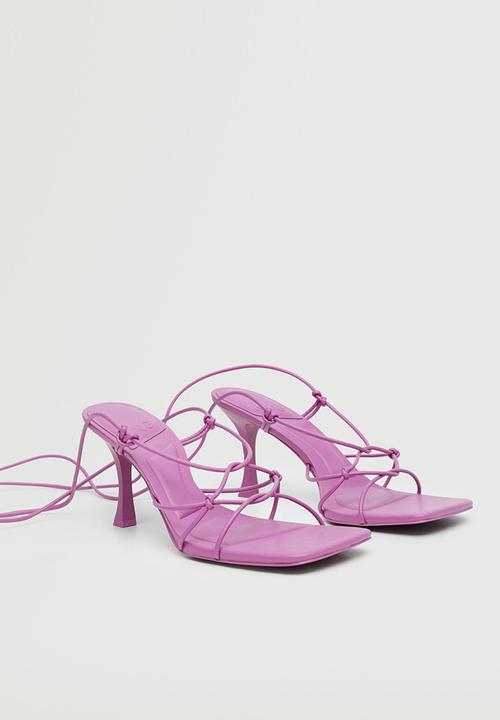 MANGO - Clara strappy heel - bright pink