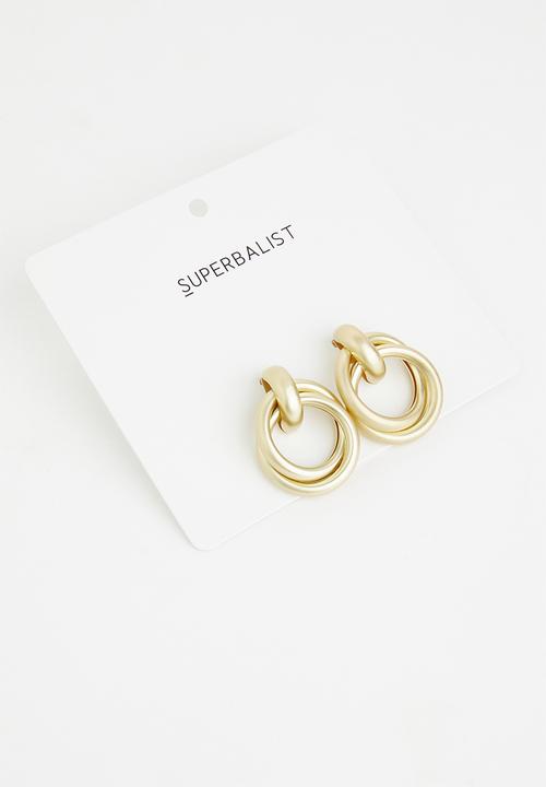 Superbalist - Jeunesse stud earrings - gold