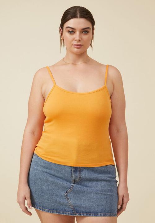 Cotton On - Curve the 91 cami - soft orange