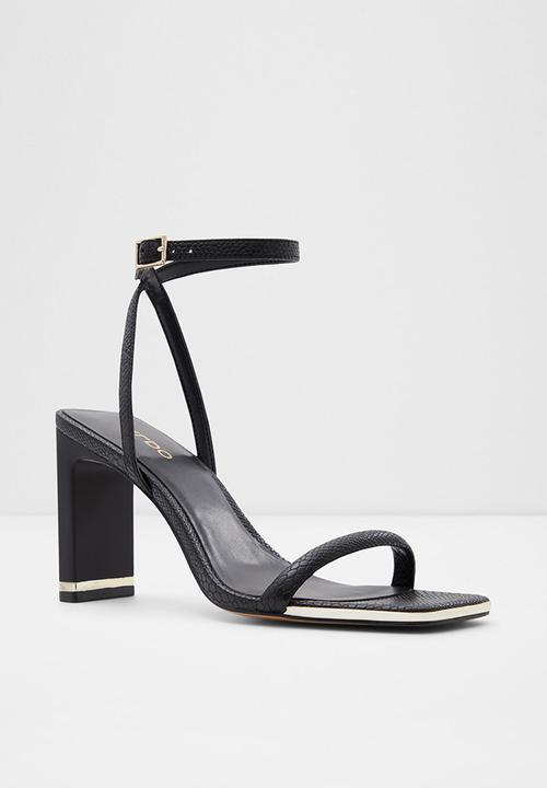 ALDO - Elize barely there block heel - black