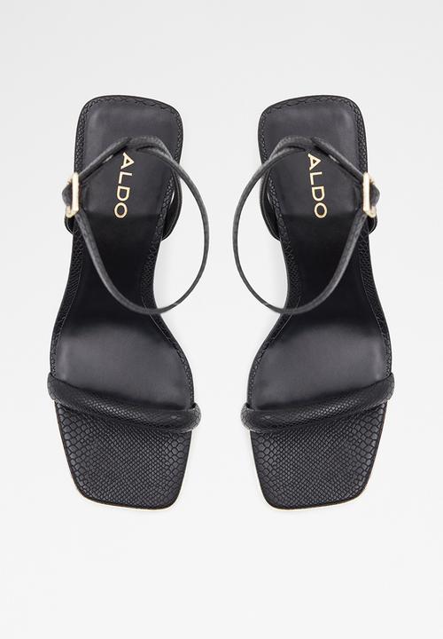 ALDO - Elize barely there block heel - black