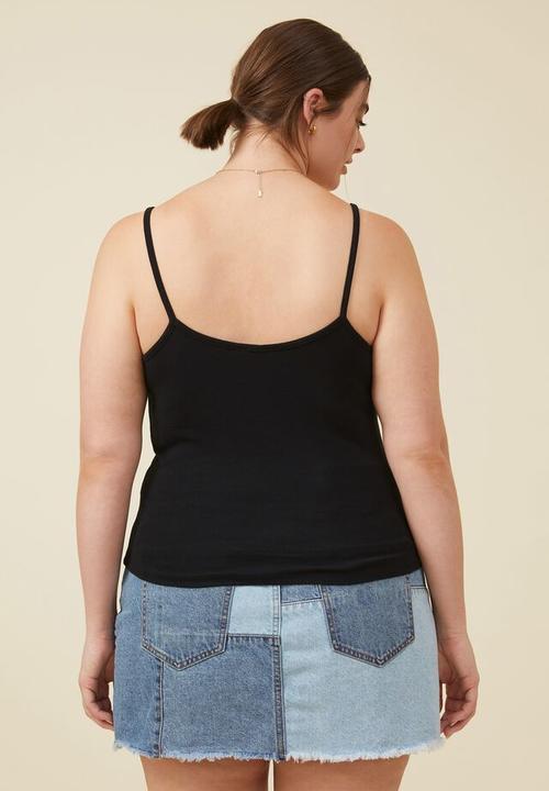 Cotton On - Curve the 91 cami - black