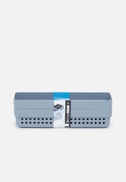 Storage Solutions - Notty storage basket set of 2- blue
