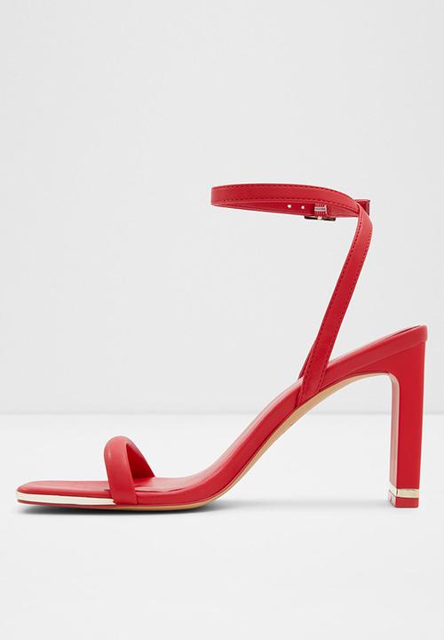 ALDO - Elize barely there block heel - red