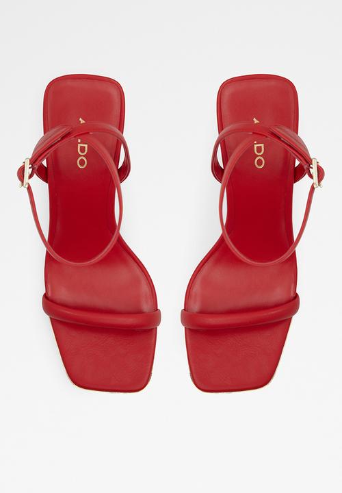 ALDO - Elize barely there block heel - red