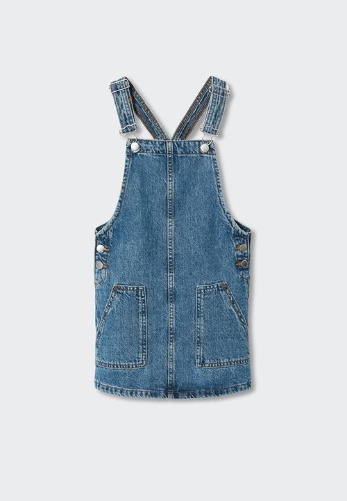 MANGO - Dungaree dress paula - blue