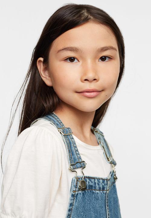 MANGO - Dungaree dress paula - blue