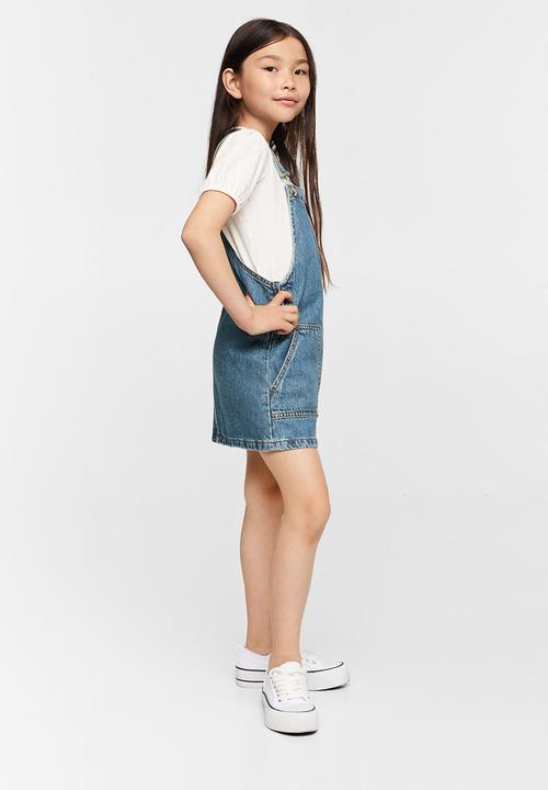MANGO - Dungaree dress paula - blue