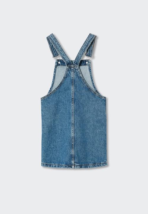 MANGO - Dungaree dress paula - blue