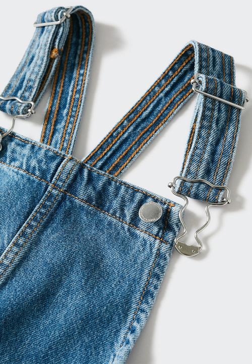 MANGO - Dungaree dress paula - blue