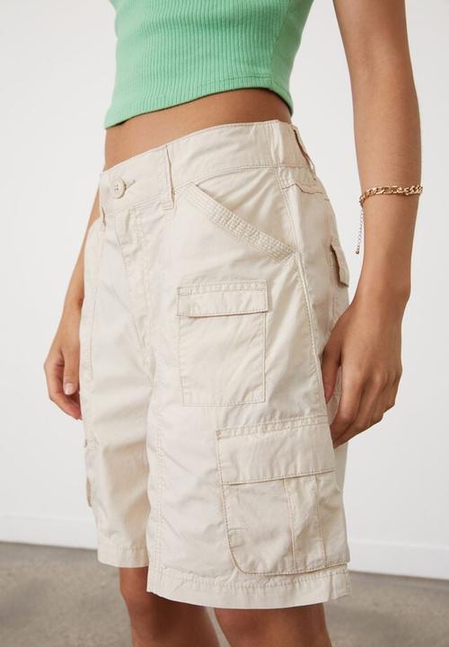 Factorie - Baggy cargo short - light stone