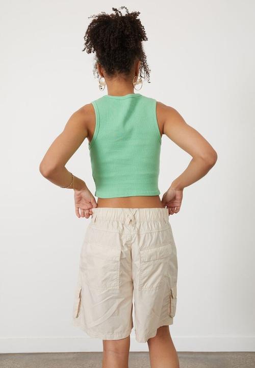 Factorie - Baggy cargo short - light stone