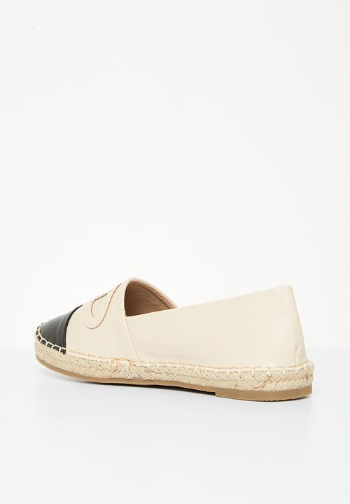 Madison® - Paisley espadrille slip-on - neutral & black