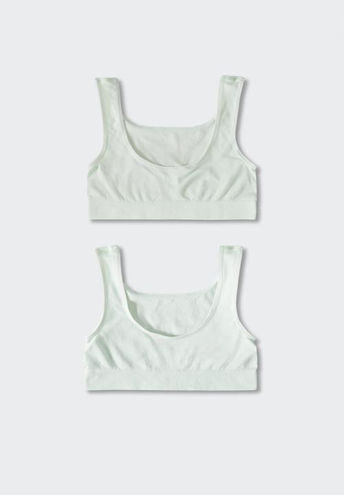 MANGO - Bra jacky - pastel green