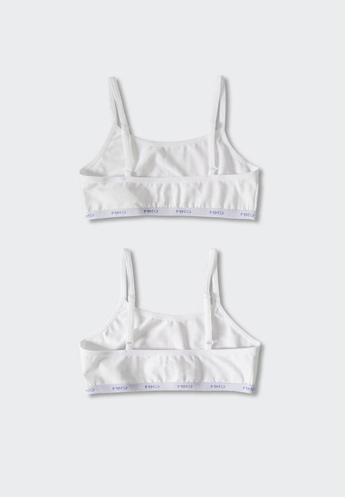 MANGO - Bra mngtop - off white 