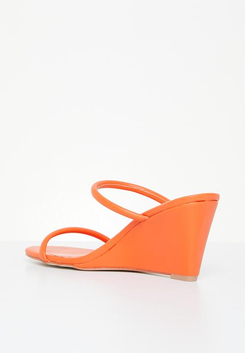 Madison® - Alora mule wedge heel - orange