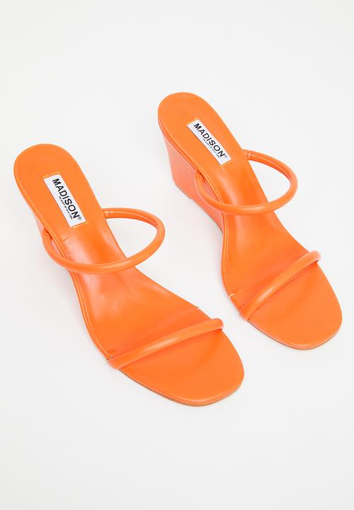 Madison® - Alora mule wedge heel - orange