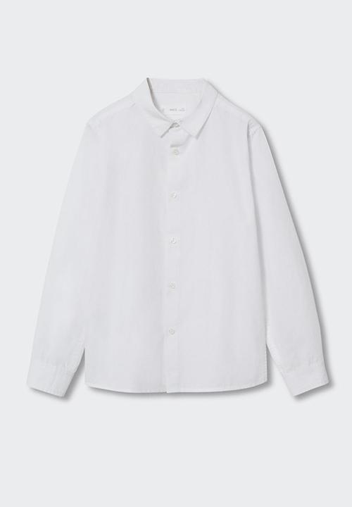 MANGO - Shirt damian - white