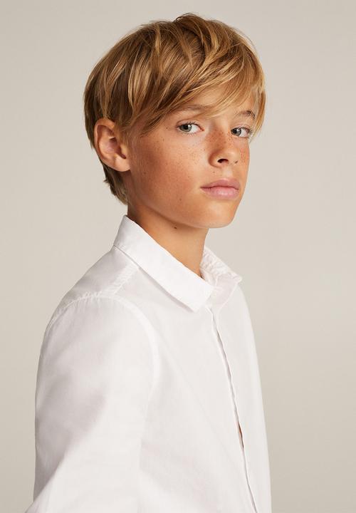 MANGO - Shirt damian - white