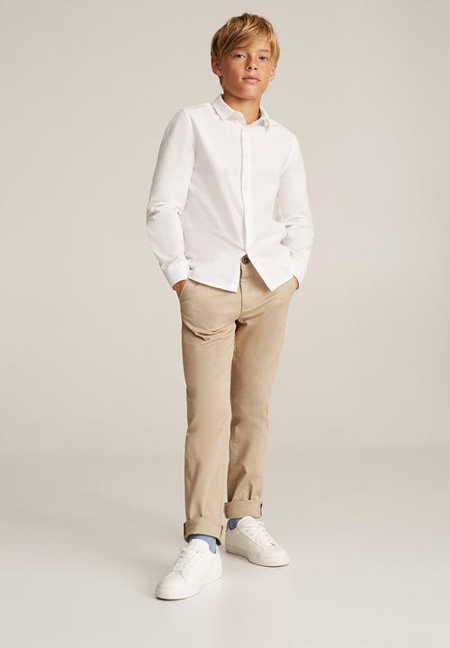 MANGO - Shirt damian - white
