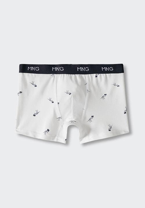 MANGO - Boxers dino3 - off white & navy