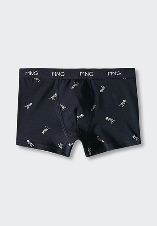 MANGO - Boxers dino3 - off white & navy