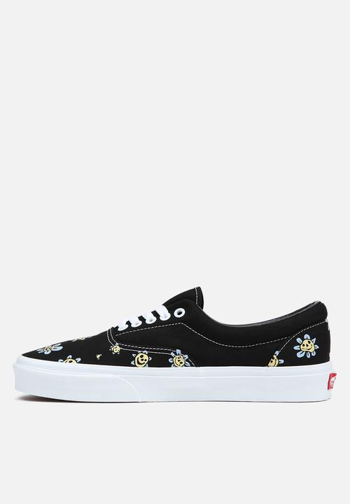 Vans - Era -  trippy grin floral black/yellow