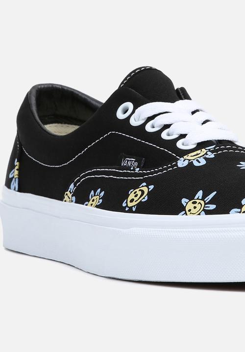 Vans - Era -  trippy grin floral black/yellow