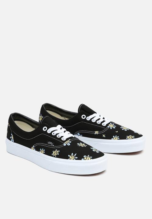 Vans - Era -  trippy grin floral black/yellow