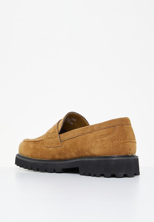 PC - Penny suede slip-on - pumpkin spice