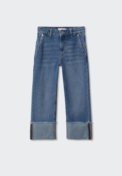 MANGO - Jeans korea - open blue