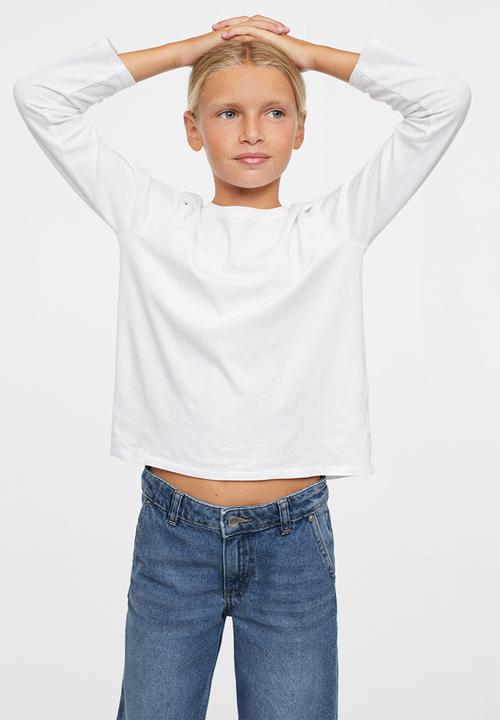 MANGO - Jeans korea - open blue