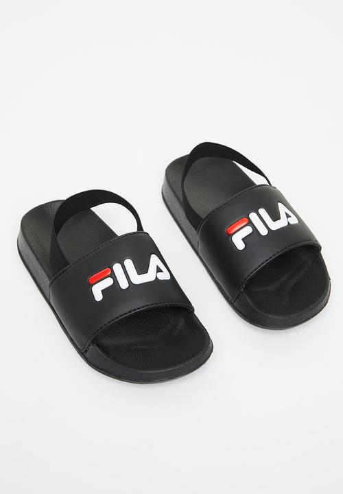 FILA - Hillside slide - black & red