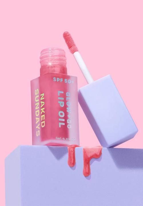 Naked Sundays - SPF50 Glow + Go Hydrating Lip Oil - Watermelon