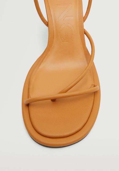 MANGO - Boulard strappy heel - medium brown