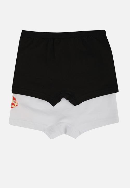 Trendyol - Boys boxer shorts - black and white 2 pack