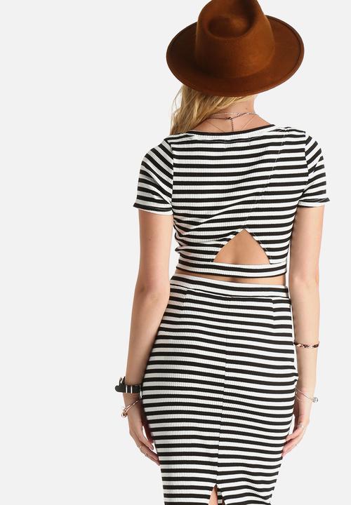 MINKPINK - Stripe Rib Crop