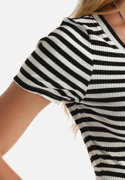 MINKPINK - Stripe Rib Crop