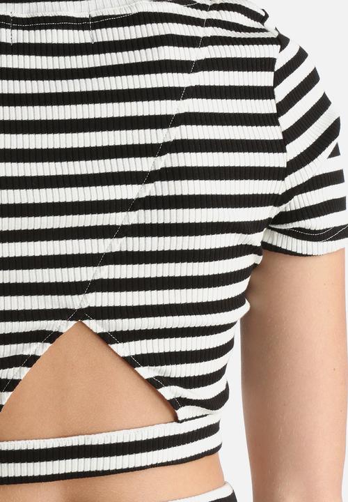 MINKPINK - Stripe Rib Crop