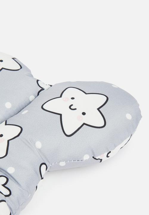 Pop Candy - Baby star pillow - grey