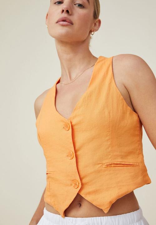 Cotton On - Haven vest - soft orange