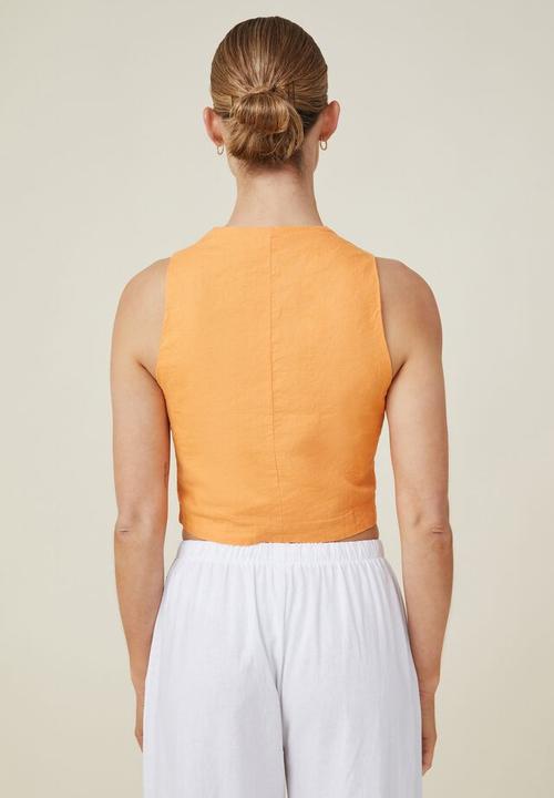 Cotton On - Haven vest - soft orange