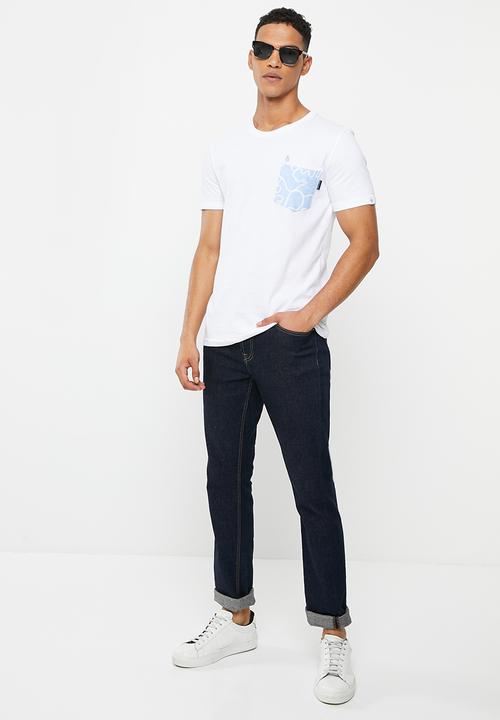 Original Penguin - Puzzle pocket short sleeve tee - bright white