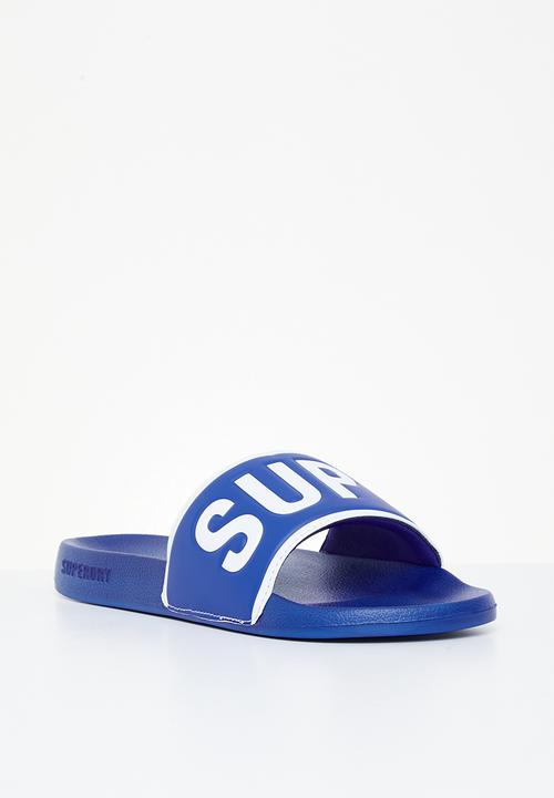 Superdry. - Code core pool slide - royal/optic