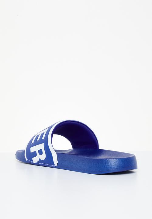 Superdry. - Code core pool slide - royal/optic
