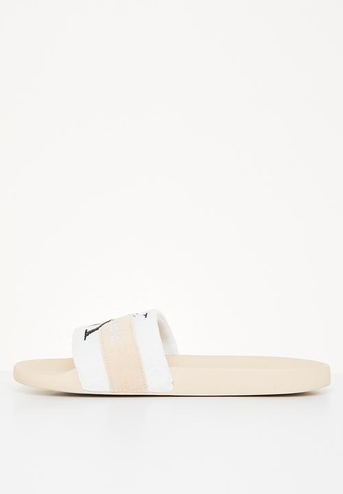 Calvin Klein - Slide terry cloth - tuscan beige
