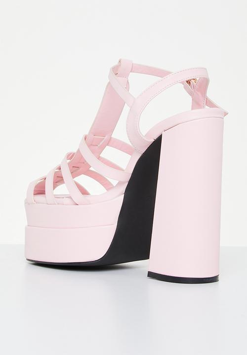 SISSY BOY - Pink paradise heel - dusty pink