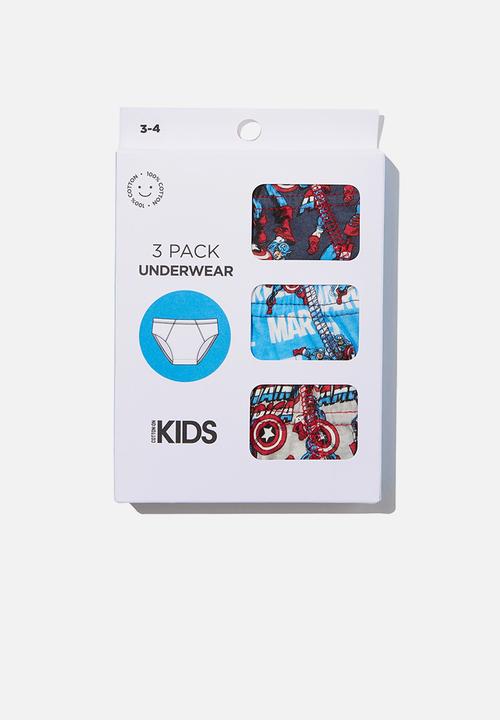 Cotton On - Boys 3 pack underwear licensed - multi 
